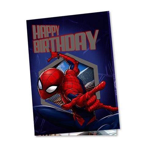 Introducir Imagen Spiderman Happy Birthday Card Abzlocal Mx