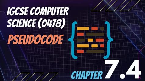 Pseudocode Masterclass Igcse Computer Science Youtube