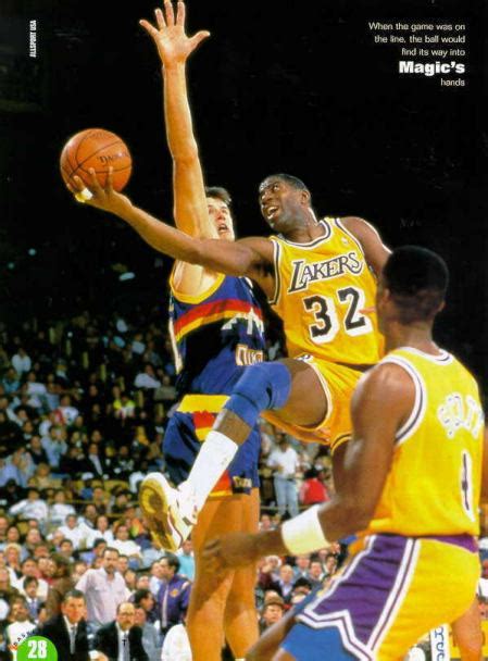 Magic Johnson In Action