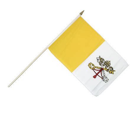 Vatican Hand Waving Flag 12x18 Maxflags Royal Flags