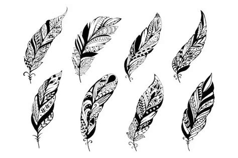 What does a feather tattoo signify?