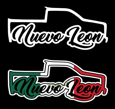 Nuevo Leon Decal Troka Silhouette Letters Decal Car Window Etsy