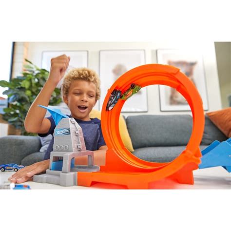 Circuit Looping De Champion Hot Wheels Mattel King Jouet Trains Et Circuits Mattel