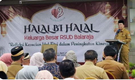 RSUD Balaraja Gelar Halal Bihalal Asda III Tingkatkan Mutu Pelayanan