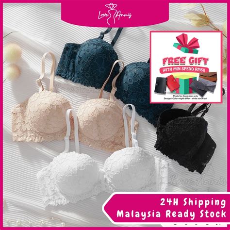 Women Wired Bra Seamless Lace Push Up Bra Stretchable sexy lingerie 有钢圈内衣 Bra Top Innerwear Coli