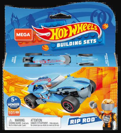 Mega Construx Hot Wheels Rip Rod Set Gyg Setdb
