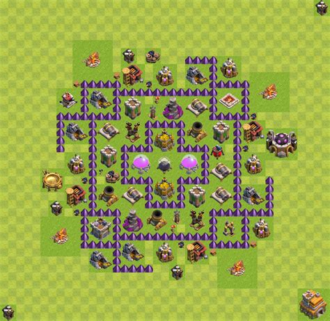 Clash Of Clans Town Hall Level 7 Farming Base Design