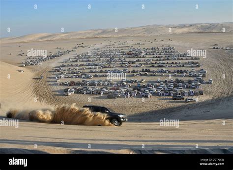 Doha Qatar Desert Safari Stock Photo - Alamy