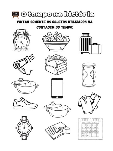 Tempo Utilizado Em Uma Atividade Não Interrompida - Tempo - Atividade Lúdica (Adaptado) | PDF