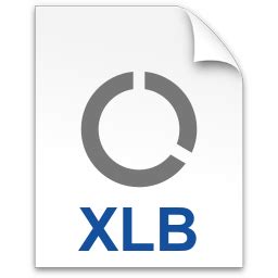 xlb file extension   xlb     open