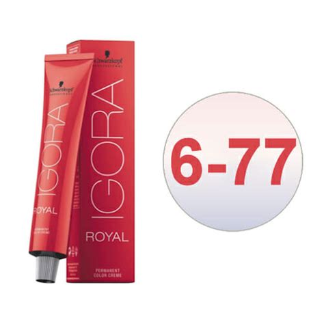 Schwarzkopf Igora Royal 6 77 Dark Blonde Copper Extra Direct Salon Supplies