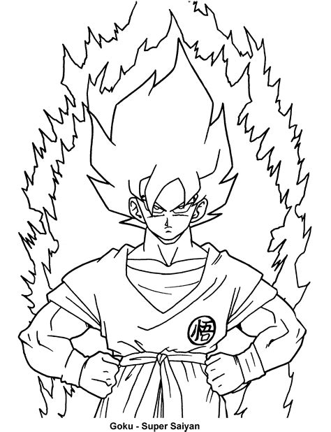 Dragon Ball Z 38476 Dibujos Animados Dibujos Para Colorear E Imprimir Gratis