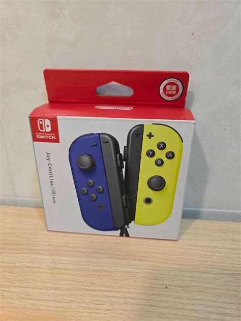 【nintendo 任天堂】二手 Ns Switch Joy Con Joycon 原廠 左右手把 電光黃 電光藍 黃藍 9成新 電玩遊戲