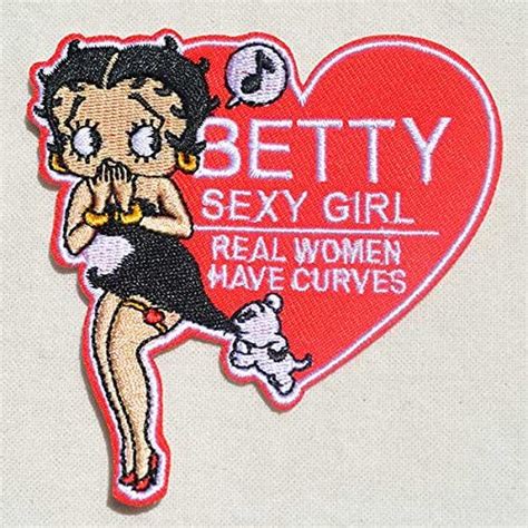 Amazon ワッペン ベティブープ Betty Boop セクシーガール BBW 015 ワッペンアップリケ 通販