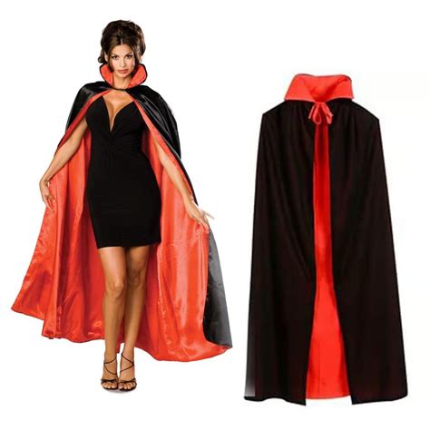 Buy Vampire Dracula Cloak Cape For Women Female Halloween Fancy Dress