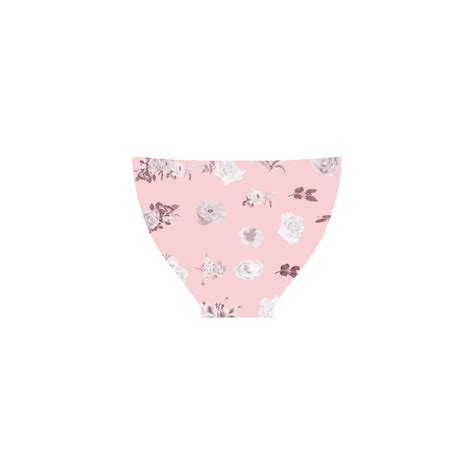 New Romance Collection Of Vintage Pink Bikini Edition With Hand Drawn Original Floral Art