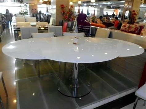 20 Collection Of Glass Round Extending Dining Tables