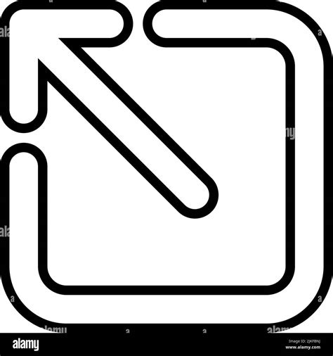 fullscreen icon black vector illustration stock vector image art alamy