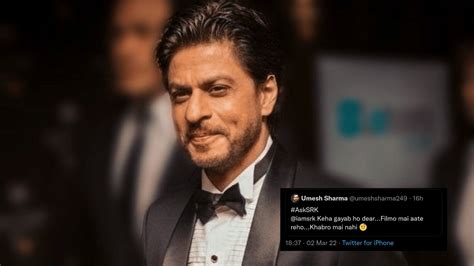 Asksrk Shah Rukh Khans Witty Reply To Fan Saying ‘filmo Mai Aao