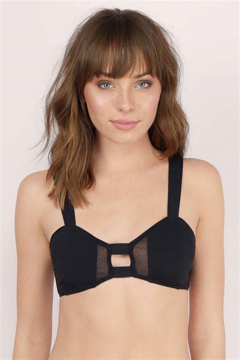 Bikini Tops White Triangle Sexy One Shoulder Halter Tobi