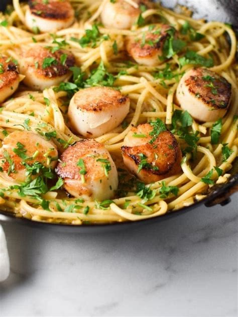 Scallop Linguine The Dizzy Cook