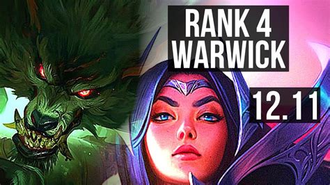 WARWICK Vs IRELIA TOP Rank 4 Warwick 7 Solo Kills 1100 Games