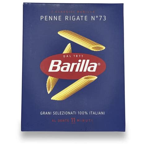 Barilla Pasta Di Semola Penne Rigate N 73 500g Paradiso Italiano Shop