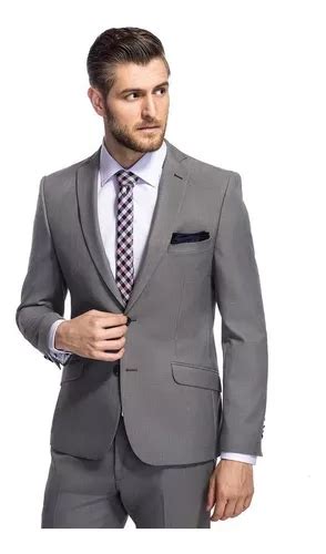 Terno Cinza Chumbo Escuro - Terno Slim Masculino Cinza Chumbo Escuro | Frete grátis