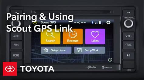 Toyota Entune L Scout Gps Link Toyota Youtube