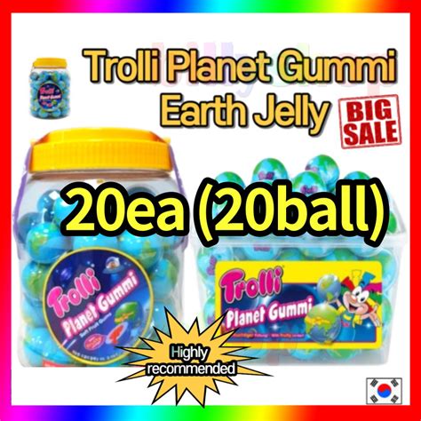 💥hot Sales💥 Trolli Planet Gummi Earth Jelly 20ea Korea Best Seller