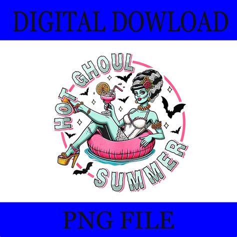 Hot Ghoul Summer PNG Hot Ghoul Beach Summer Haloween PNG Buy T Shirt Designs