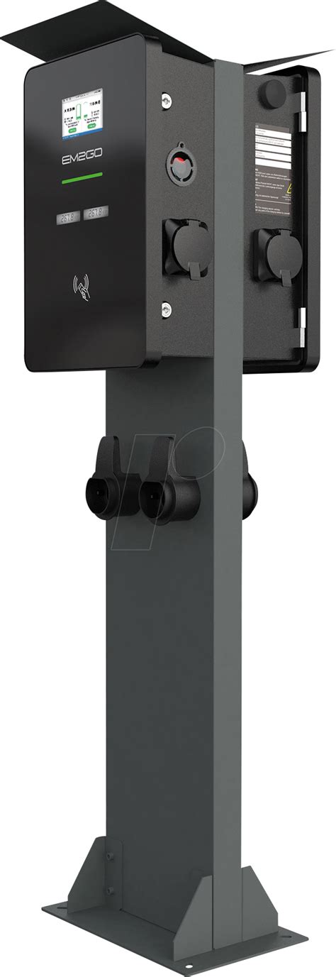 EM2GO EMN022ADS: Wallbox Duo Power, 2x 11 kW, LAN+WLAN, 32 A 3PH, OCCP ...