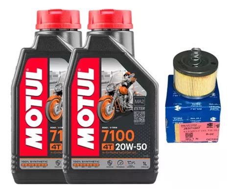 Kit Motul Sintético 7100 20w50 Y Filtro Aceite Pulsar Ns160 Cuotas