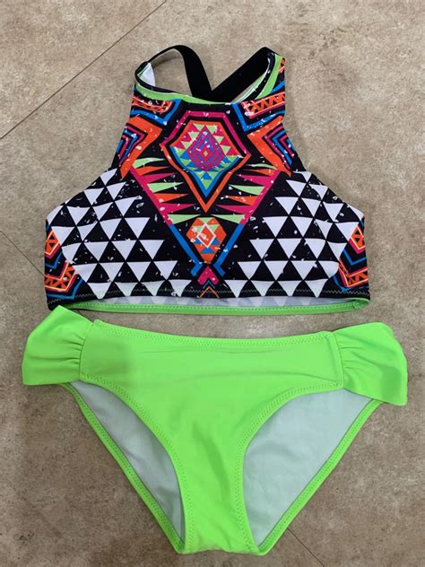 AZTEC Piece Bikini Women S Fashion Swimwear Bikinis Swimsuits On Carousell