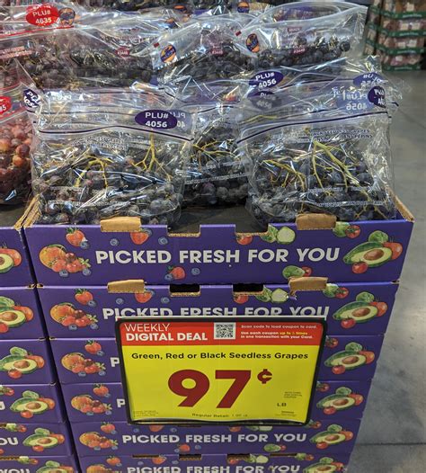 Red White Or Black Seedless Grapes Just 97¢ Per Pound At Kroger