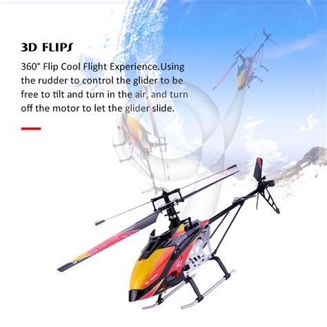 WLtoys V913 2.4G 4ch Single-propeller 70cm Rc Helicopter Built-In Gyro ...