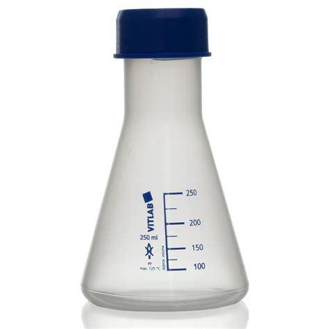 Brandtech Scientific Erlenmeyer Flasks Pp With Screw Caps Pp