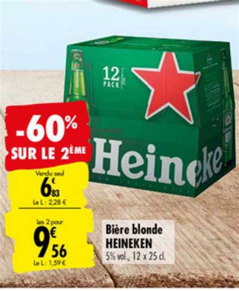 Promo Bi Re Blonde Heineken Chez Carrefour Icatalogue Fr