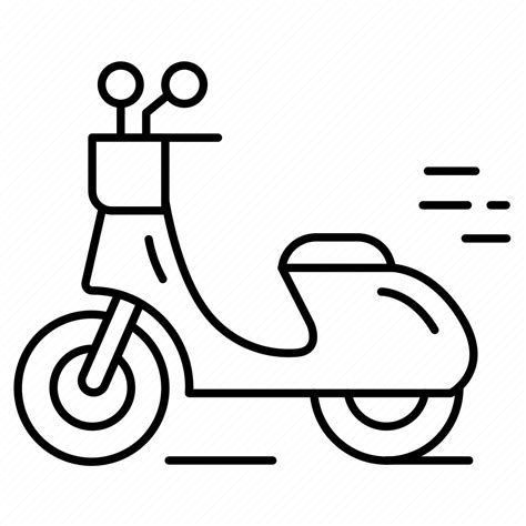Travel Delivery Motocycle Transport Trip Vehicle Icon Download