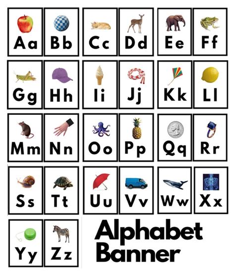 Printable Alphabet Chart