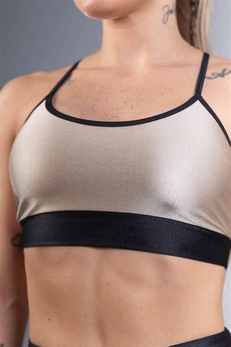 Top Alças Cruzadas Nude Preto Ref K3506 A Kaisan