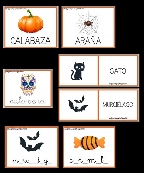 Vocabulario Halloween