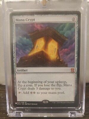 Mtg Mana Crypt Mystery Booster Eternal Masters Regular Mythic