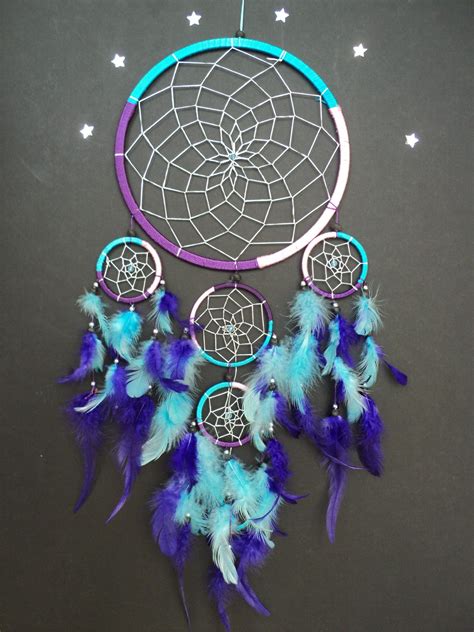 Items Similar To Rainbow Of The Night Four Piece Dream Catcher Mandala