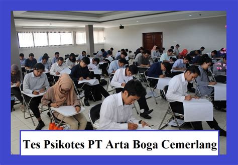 Kisi Kisi Lengkap Soal Psikotes Pt Arta Boga Cemerlang