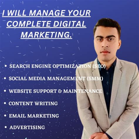 Manage Your Business And Digital Marketing Completely By Alimarketer001