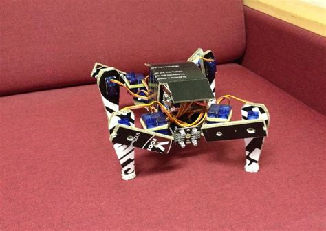 Quadruped Robot Made Entirely Out Of Cardboard Arduino Blog