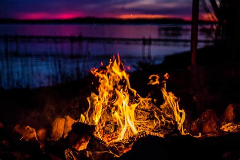 Lakeside Campfire