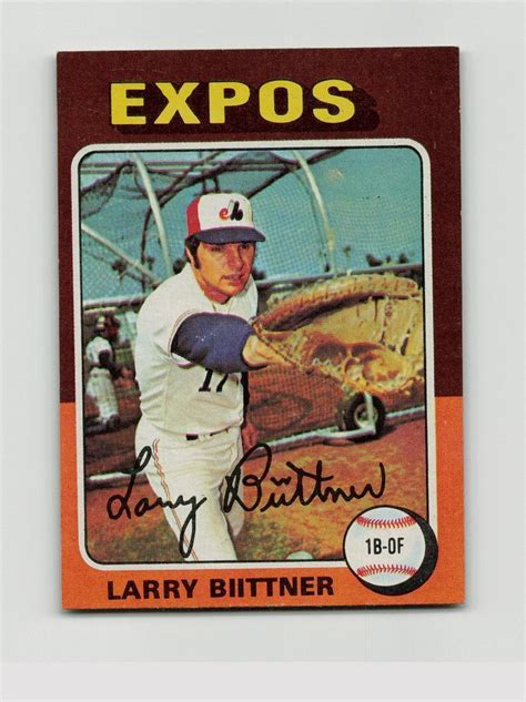 1975 Topps Mini 543 Larry Biittner Montreal Expos ID058 EBay