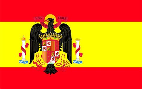 Sobre la bandera y el escudo de España F N Francisco Franco